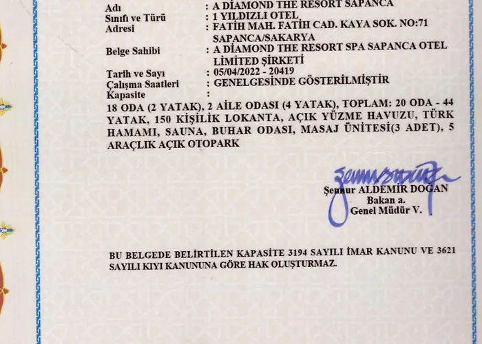 A Diamond The 3* Sapanca